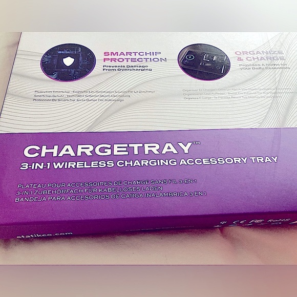 STATIK Wireless 3-in-1 Charging Accessory Tray - Picture 6 of 6